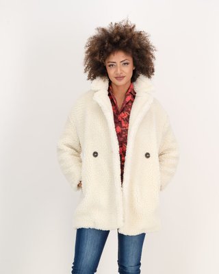 teddy bear cream coat