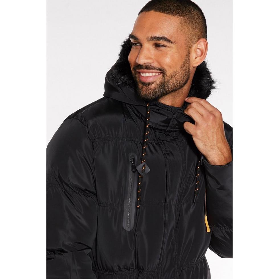 long faux jacket